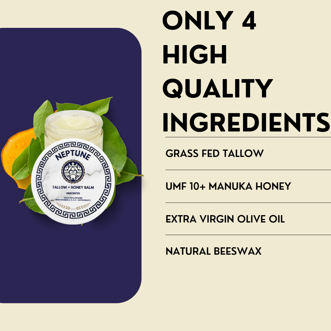 Neptune Grass Fed Tallow & Honey Balm