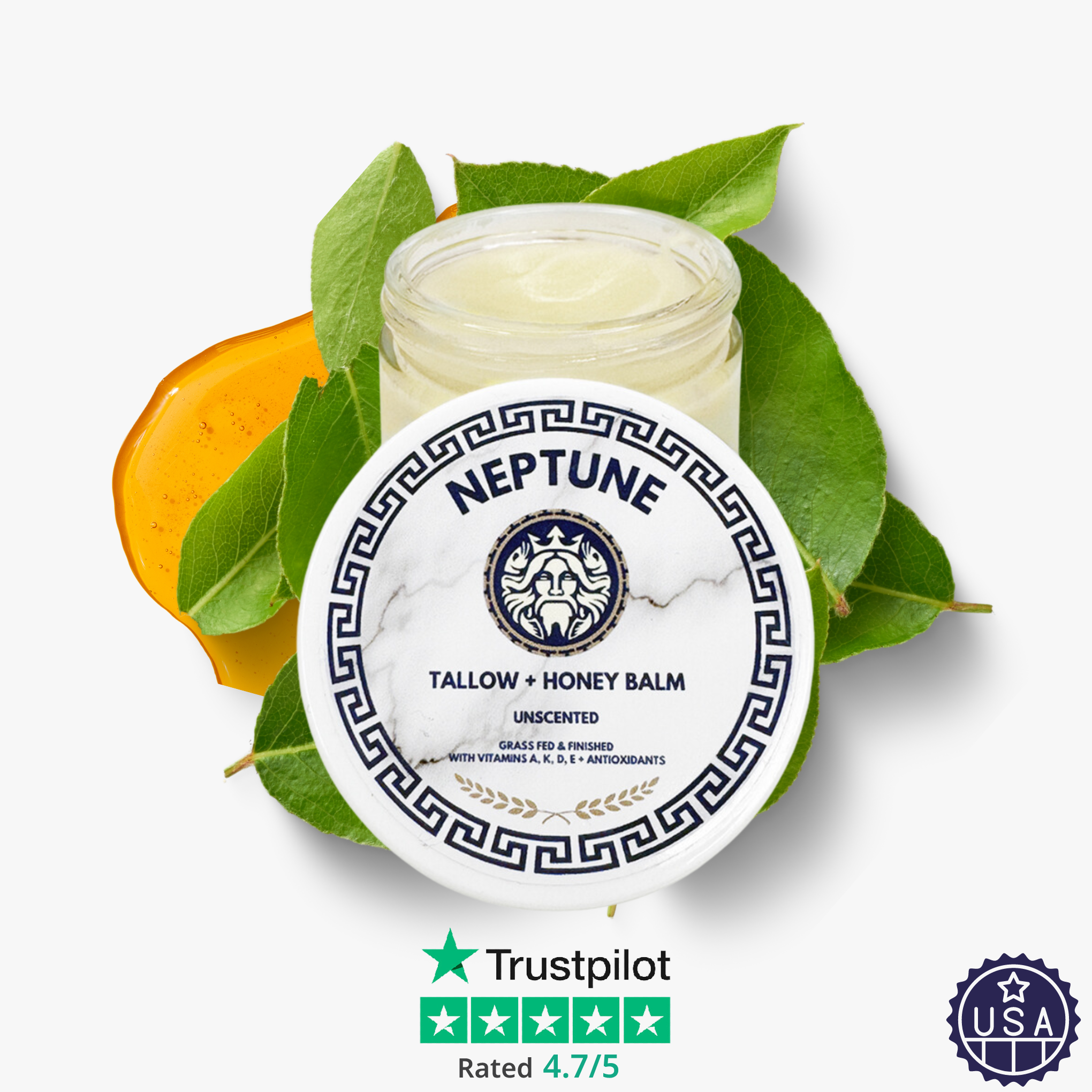 Neptune Grass Fed Tallow & Honey Balm