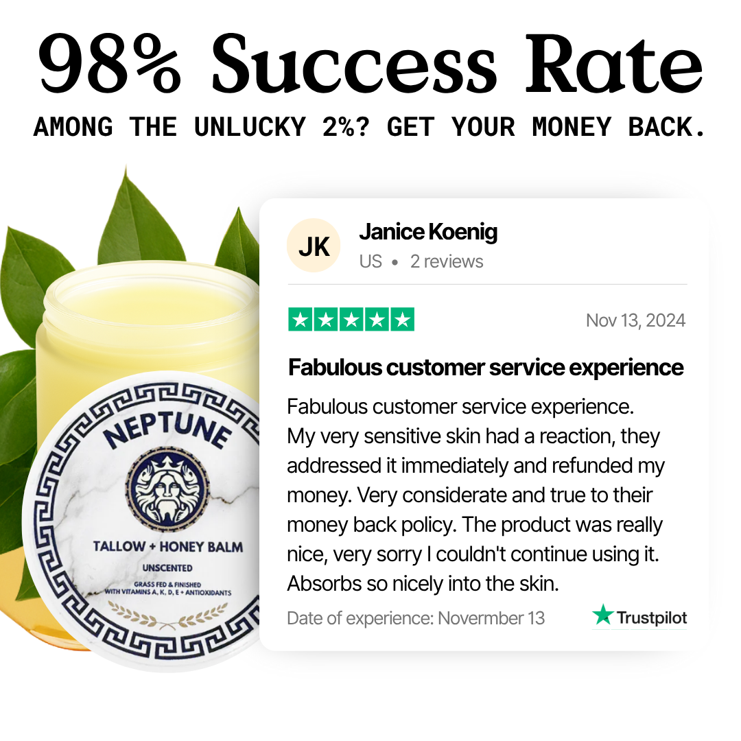 Grass Fed Tallow & Manuka Honey Balm