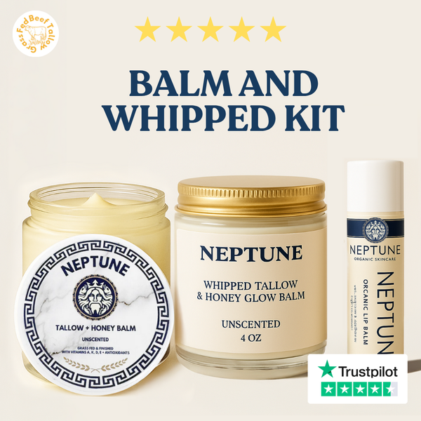 Neptune Health - #1 Rated USA Grass Fed Tallow & Honey Balm