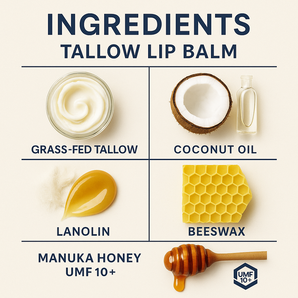 Neptune Tallow & Manuka Honey Lip Balm