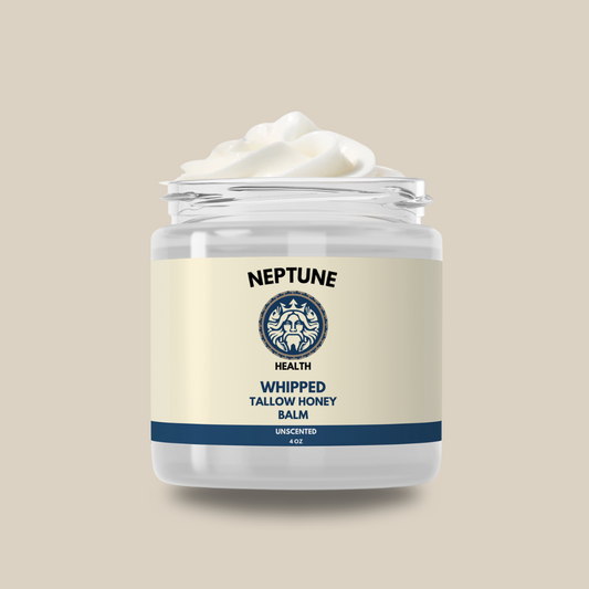 Neptune Grass Fed Tallow & Honey Balm (Whipped) 4oz